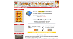 Desktop Screenshot of blazingfireministries.org